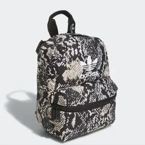 Adidas Originals Black & White Nylon Utility Mini Backpack Sporty \
